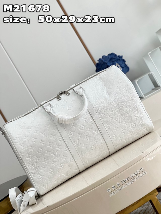 LV專櫃2023新款LV x YK Keepall50旅行袋 M21678 路易威登迷幻花卉男女款旅行包 dn1399